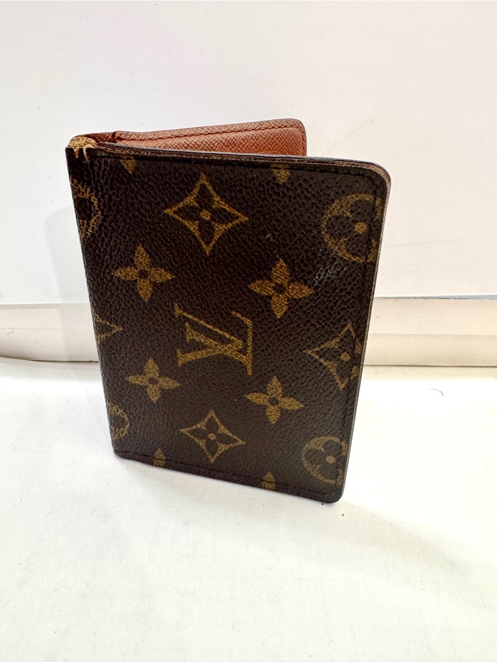 Louis Vuitton Monogram Canvas Card & Key Holder in Brown and Gold